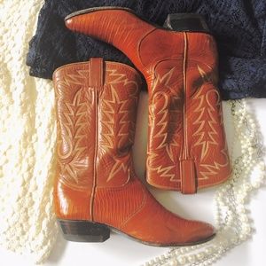 TONY LAMA Women's Western Leather Cowboy Boots